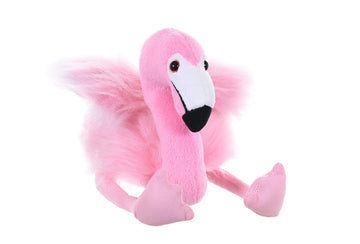 Wild Republic Cuddlekins Mini Flamingo Stuffed Animal - 8"