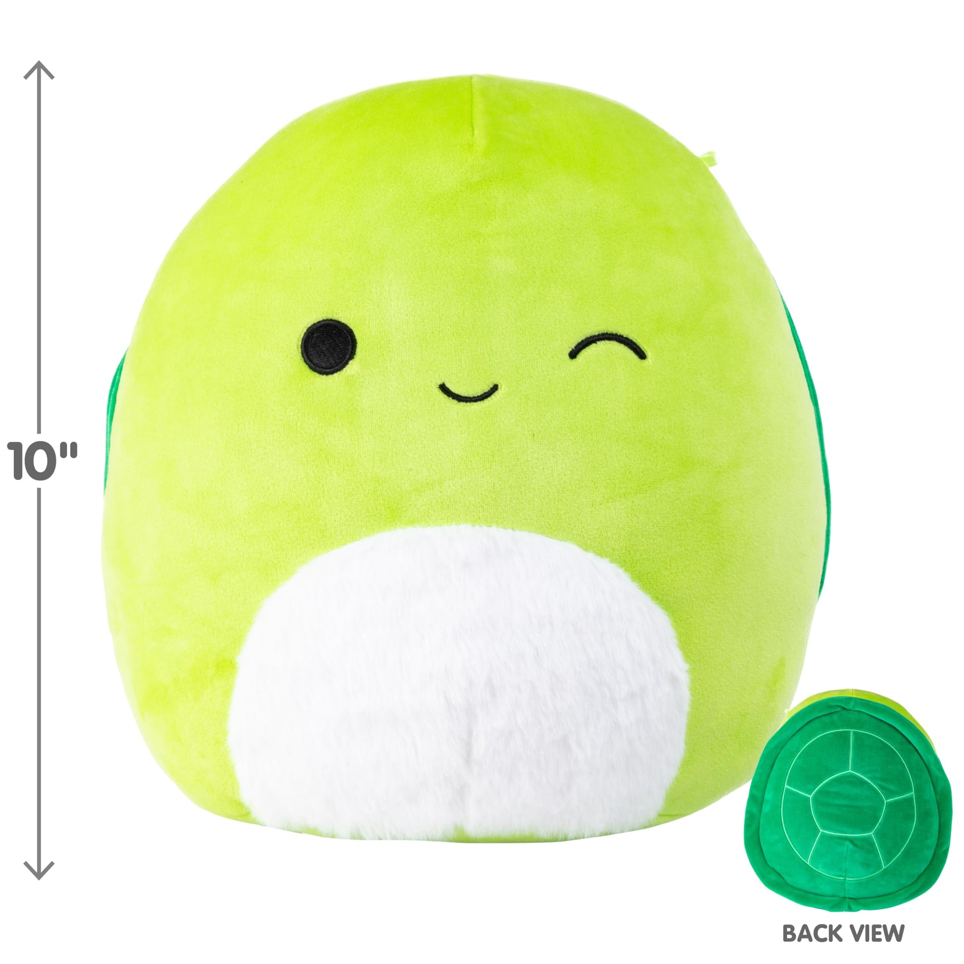 Squishmallows Original 10-Inch Henry The Turtle - Official Jazwares Plush - Collectible Soft & Squishy Turtle Stuffed Animal Toy - Add to Your Squad