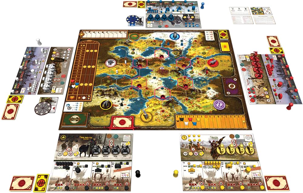 Stonemaier Games: Scythe (Base Game) by Jamey Stegmaier | an Engine-Building, Area Control Strategy Board Game with Mechs, Set in Dieselpunk 1920+