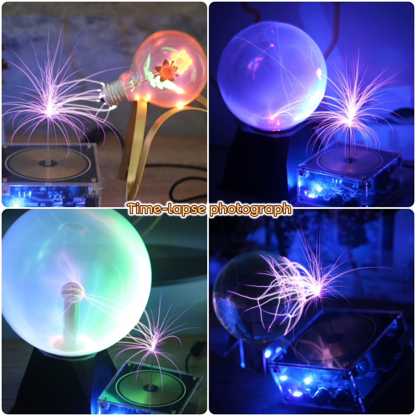 Joytech Bluetooth Music Tesla Coil Arc Plasma Loudspeaker Wireless Transmission Experiment Desktop Toy Model SSTC SS02