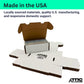 Attic Millionaire (5 Pack) 400-Count Trading Card Storage Box - MADE IN THE USA - Responsibly-Sourced - Trading Card Storage Box for Sports Cards