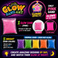 Glow Sand Art Kit, DIY Craft for Girls w/ 5 Necklace Bottles