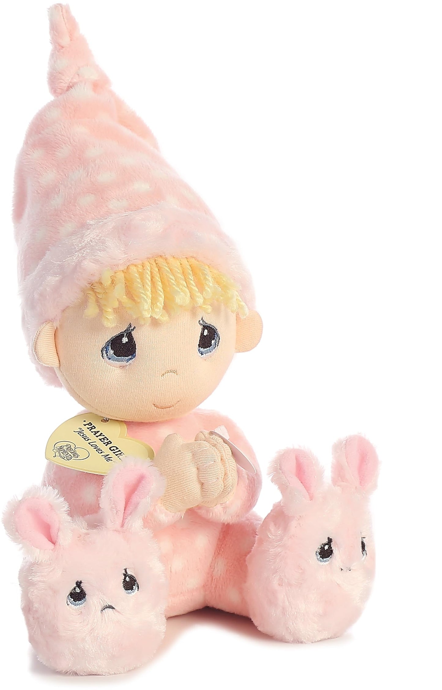Aurora® Adorable Precious Moments™ Precious Prayer Girl Stuffed Animal - Heartwarming Toy for Comforting Children - for Sentimental Gifts, Birthdays