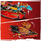 LEGO Ninjago 71797 Aerial Battleship Bounty Toy Blocks, Present, Ninja, Carrot, Vehicle, Nori, Boys, 9 Years Old and Up