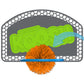 Koosh Hoops -- Basketball Game for The Ball That's Easy to Catch and Hard to Put Down -- Fidget Toy -- Ages 6+, Multi