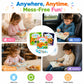 JuluTile 3 Pack Water Coloring Books for Toddlers 3-5, Mess-Free Reusable Water Reveal Activity Books with Pens, Travel Toys & Educational Learning