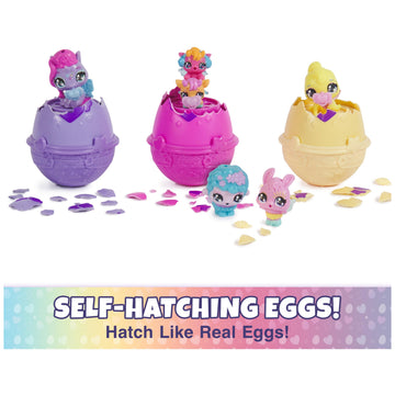 Hatchimals Alive Spring Basket with 6 Figures, 3 in Surprise Eggs, Ages 3+
