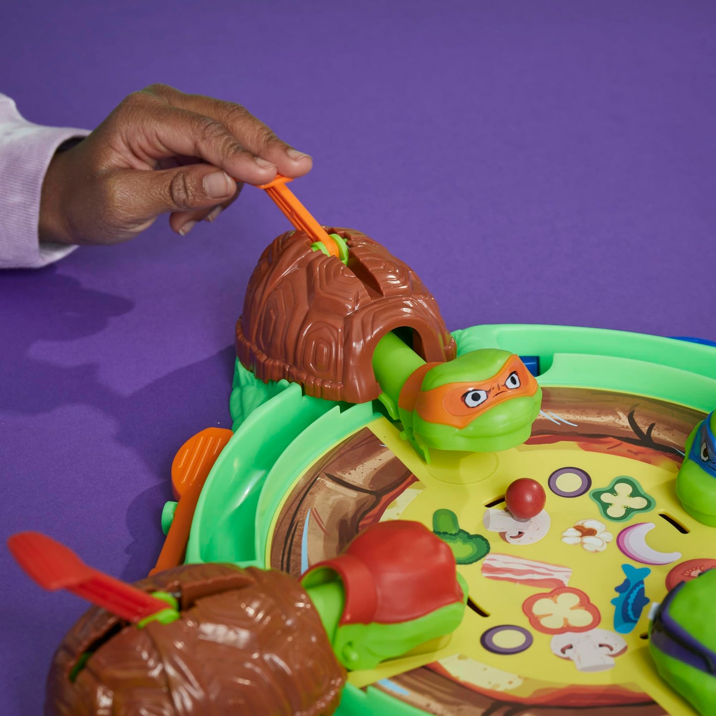 Hungry Hungry Hippos: Teenage Mutant Ninja Turtles Edition Game | Ages 4 and Up | 2 to 4 Players | Kids Board Games | Gifts for Preschoolers | Easter