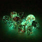 Chessex d10 Dice Set: Nebula Luminary - Primary w/Blue (10)
