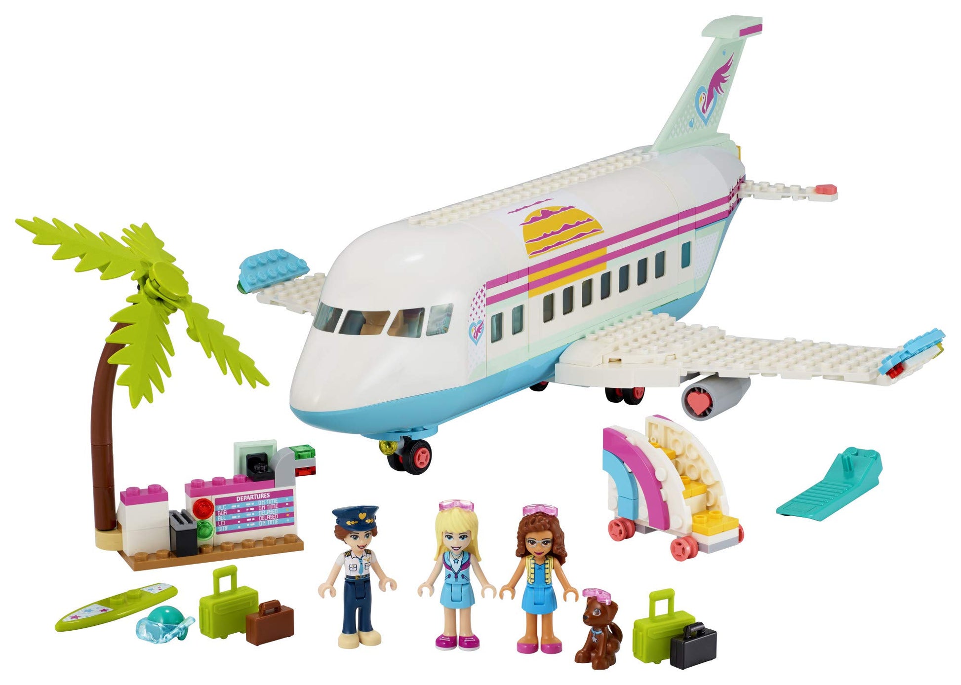 LEGO Friends Heartlake City Airplane 41429, Includes Friends Stephanie and Olivia, and Lots of Fun Airplane Accessories to Spark Fun and Creative