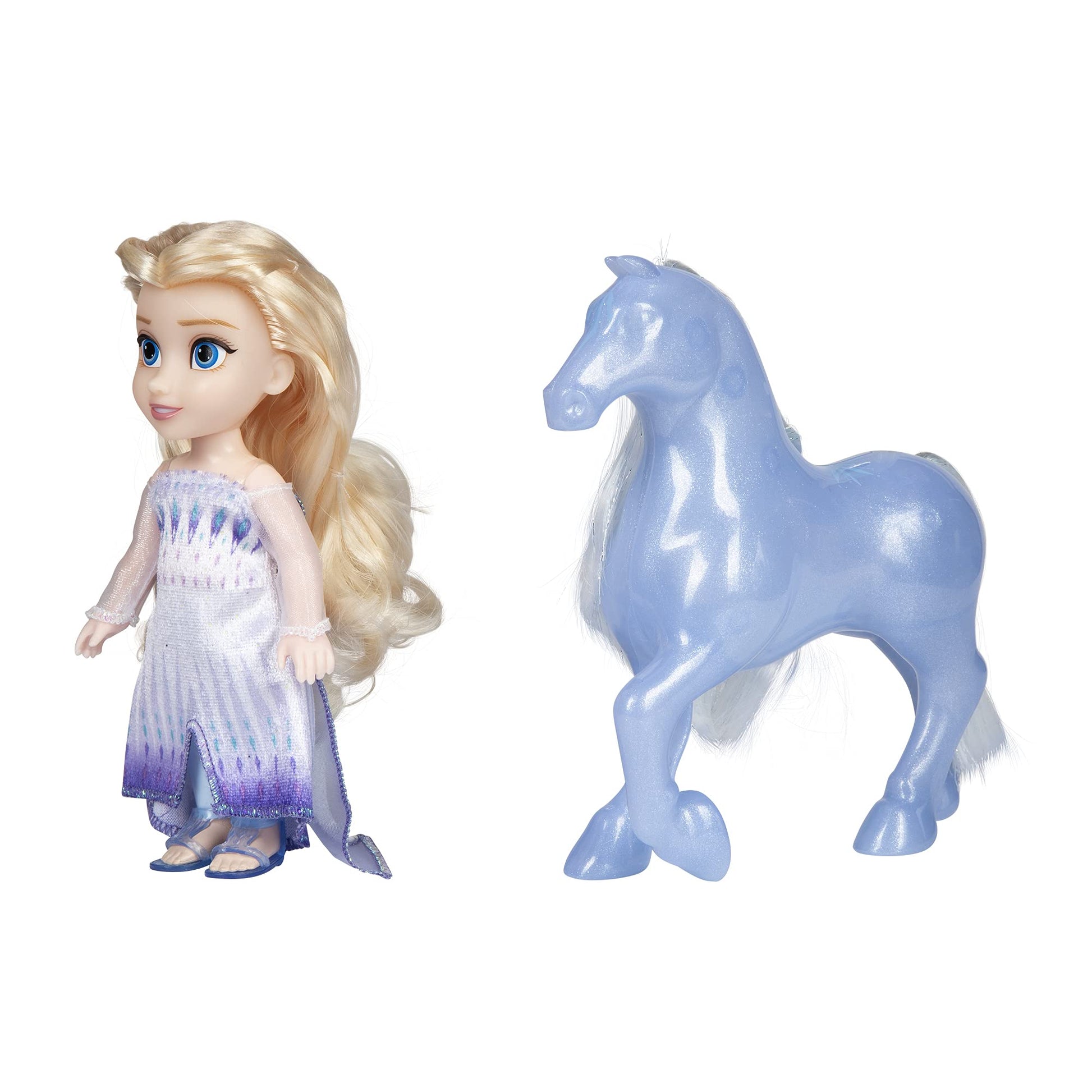 Disney Frozen Elsa Doll Petite Snow Queen & Water Nokk Horse Gift Set