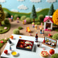 1 Set Dollhouse Fast Food Delicate DIY Tiny 1:12 Dollhouse Miniature Food Set Dollhouse Accessories