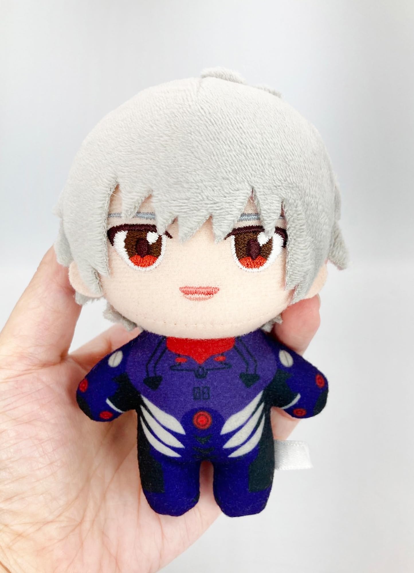 Great Eastern Entertainment Evangelion New Movie - Kaworu Nagisa (Plug Suit) Mini Plush Plush w/Hook Clip 4.5"