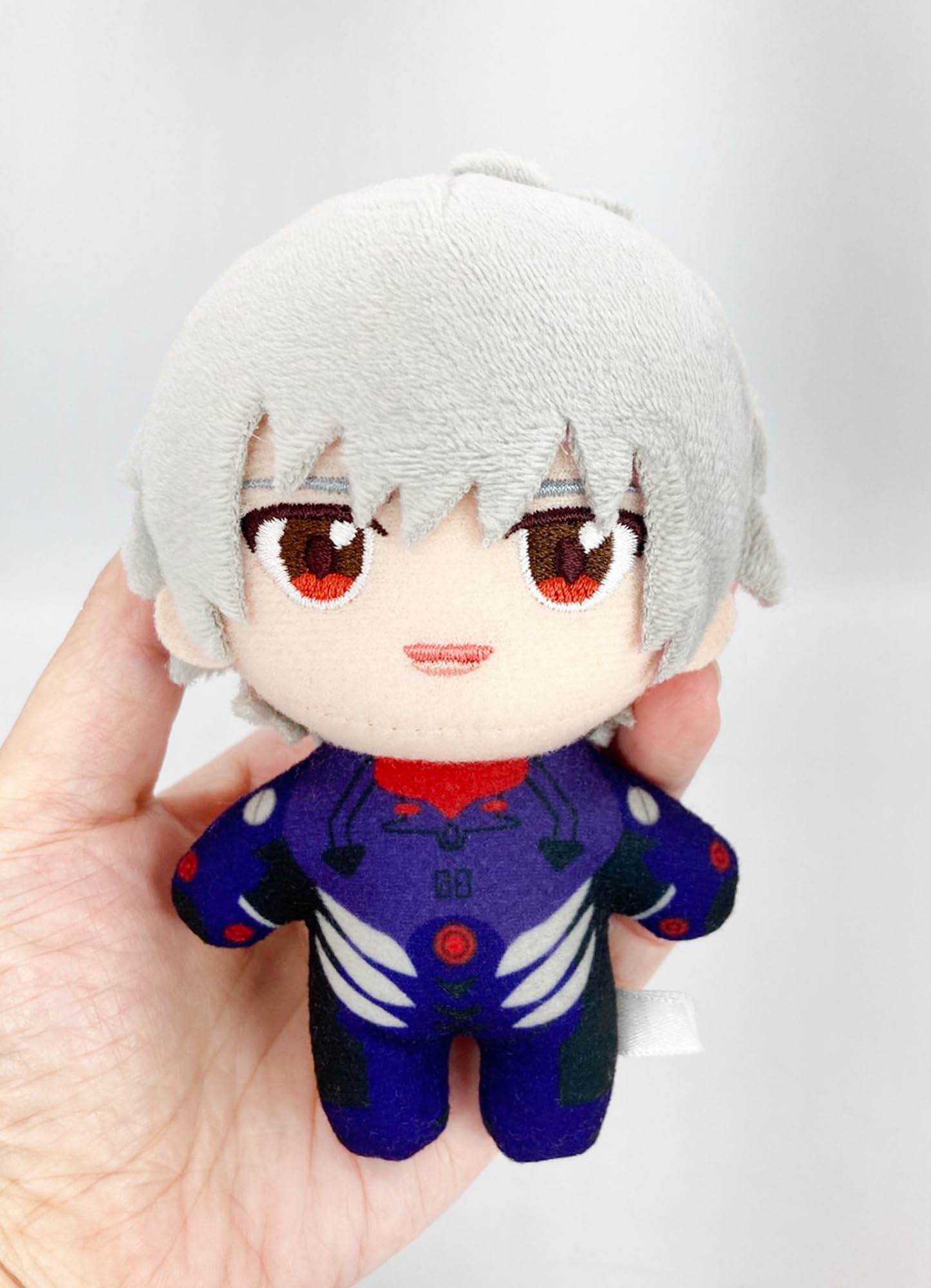Great Eastern Entertainment Evangelion New Movie - Kaworu Nagisa (Plug Suit) Mini Plush Plush w/Hook Clip 4.5"