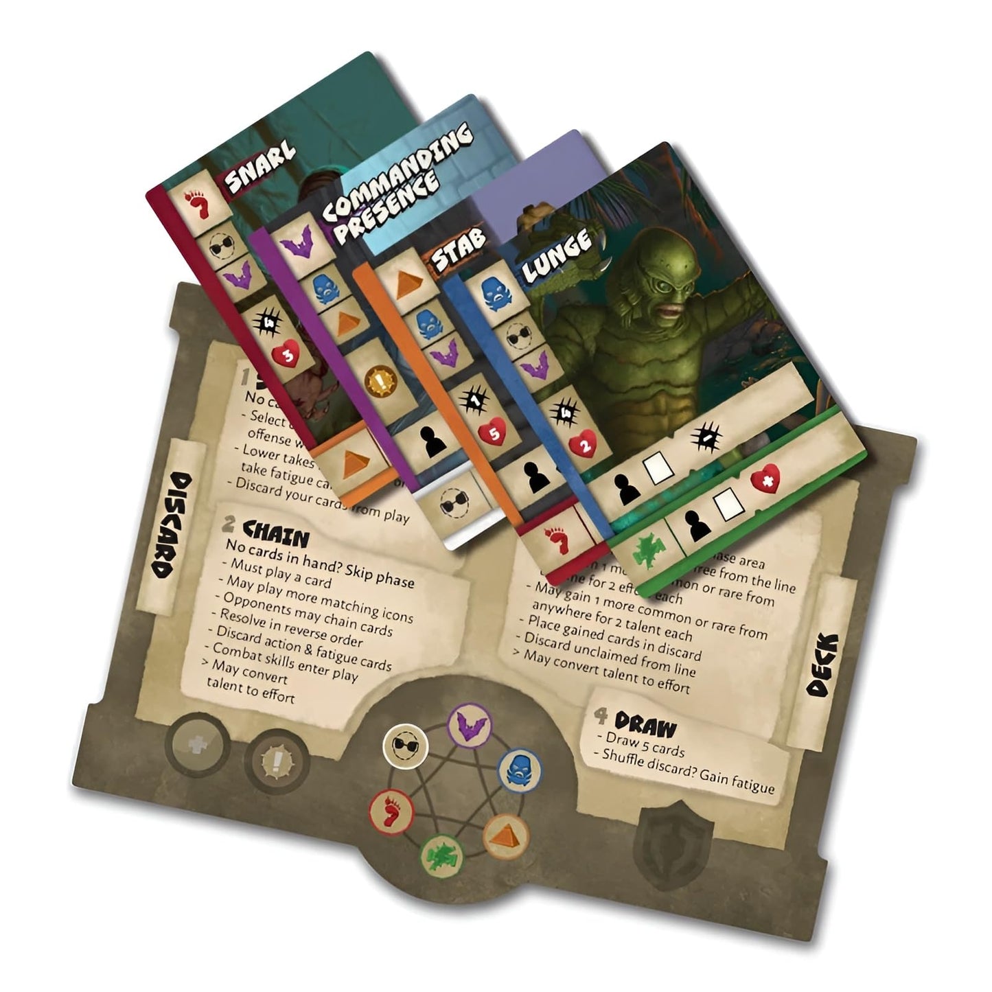 Trick or Treat Studios Universal Monsters Unchained Board Game