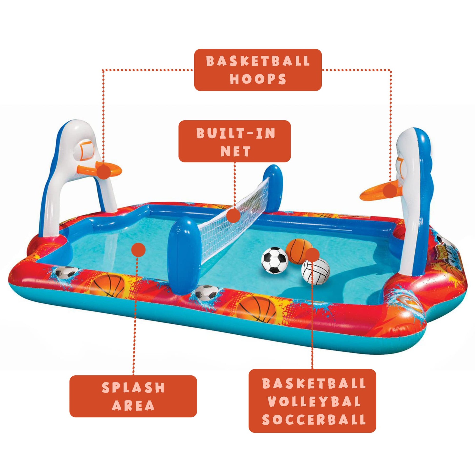 BANZAI Sports Arena Splash Pool