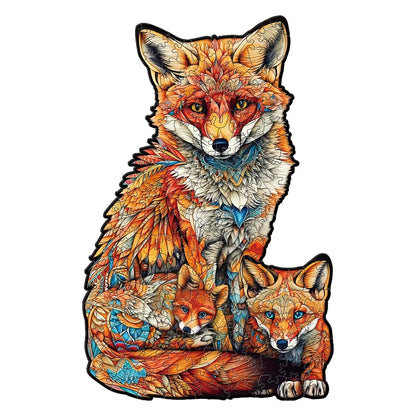 Nestologi Wooden Fox Puzzle for Adult, 150 Pieces