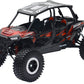 New-Ray 959-0125 Replica 1:18 Utv Polaris RZR 4 Turbo Xp Rc Red (57976B),Unisex Children