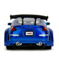 Jada Toys JDM Tuners 1:24 Scale Die-Cast 2003 Nissan 350Z Exedy- Opening Doors, Detailed Interior, Rubber Tires, Collectible for Ages 8+(Candy Blue)
