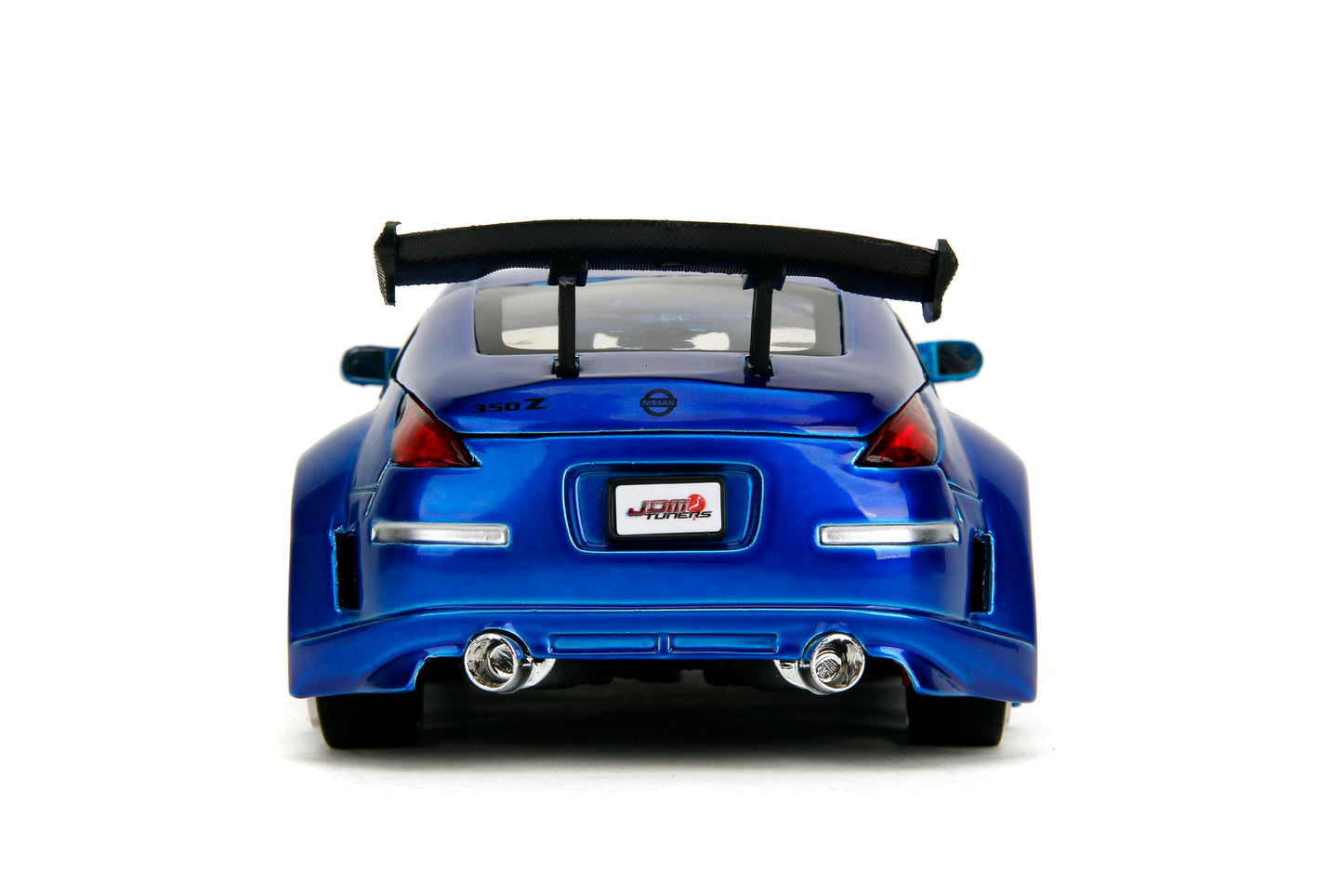 Jada Toys JDM Tuners 1:24 Scale Die-Cast 2003 Nissan 350Z Exedy- Opening Doors, Detailed Interior, Rubber Tires, Collectible for Ages 8+(Candy Blue)