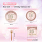 96 PCS Sweet 16 Party Decorations Rose Gold 16th Birthday Decorations for Girls16th Birthday Party Plates and Napkins Sweet Sixteen Birthday Party