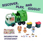 Bluey Garbage Truck Playset, Bingo & Bin Man Figures, Interactive Lever