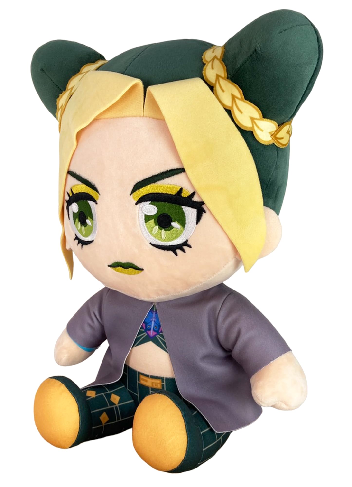 Great Eastern Entertainment JoJo's Bizarre Adventure Stone Ocean: Jolyne Cujoh Sitting Pose Plush 12" H