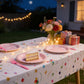 Pink Bow Birthday Party Supplies Serve 24, Coquette Birthday Decorations Include Bow Plates Napkins Cups Tablecloth straw Bow Theme Tableware
