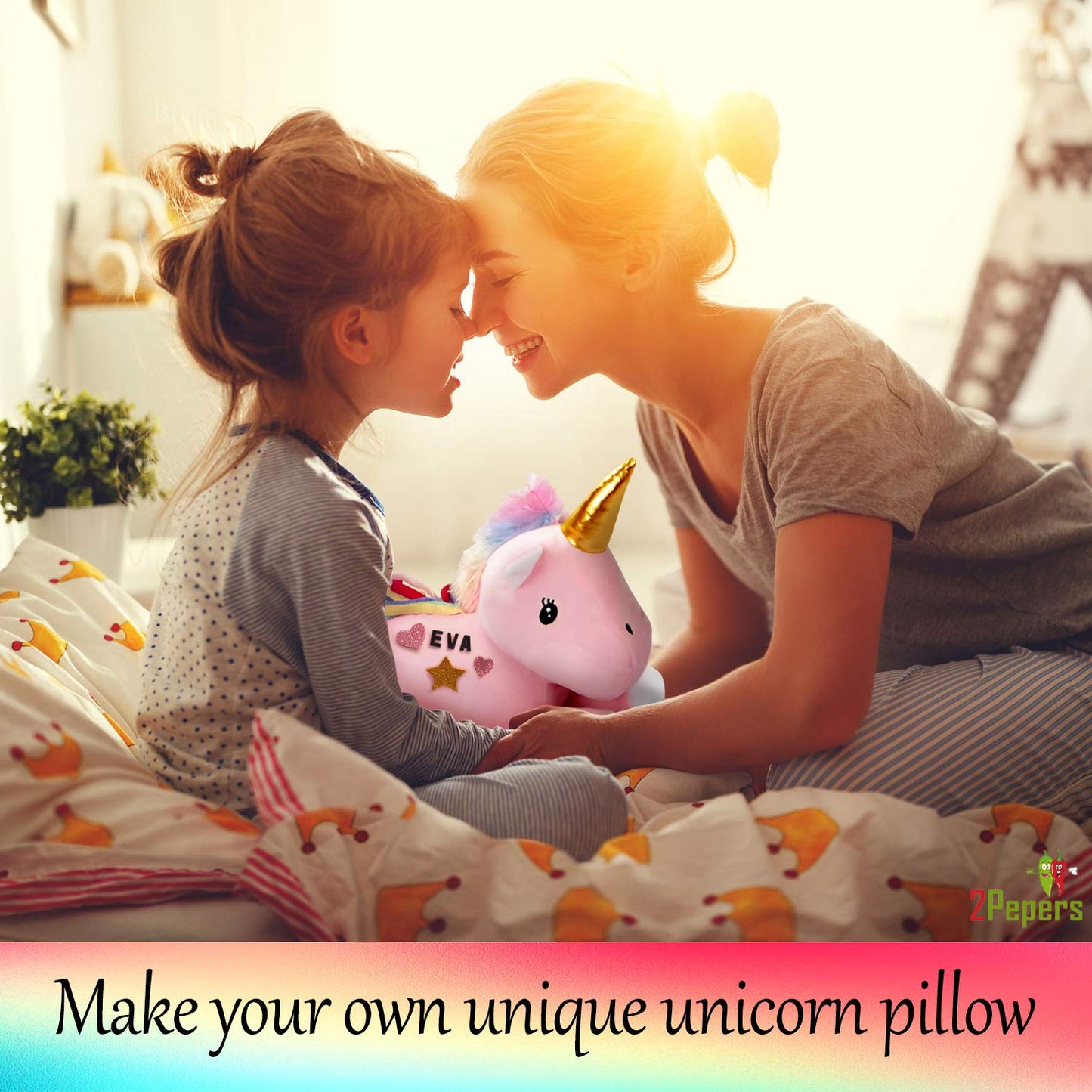 Make Your Own Unicorn Pillow Kit Arts and Crafts for Girls (No Sew), DIY Unicorn Craft Girl Ages 3 4 5 6 7 8 9 10 Years Old, Gifts for Kids, Birthday