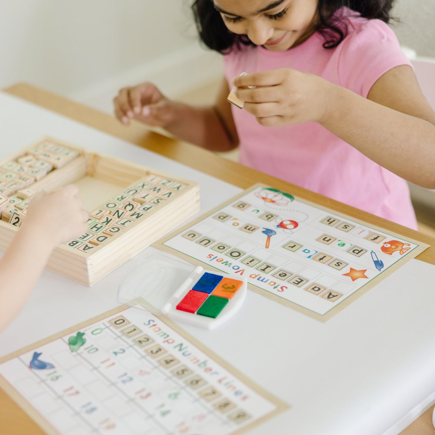Melissa & Doug Wooden ABC Activity Stamp Set, 1 EA