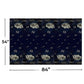 Multicolor Plastic Star Wars Classic Rectangular Table Cover (54" x 84") 1 Count - Iconic & Eco-Friendly Material, Perfect for Every Galactic