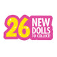 Hairdorables Collectible Doll Hair Art Series 5, styles and case colors may vary, each sold separately, Kids Toys for Ages 3 Up by Just Play