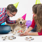 40PCS Dog Birthday Party Supplies Puppy Party Decorations Dog Party Plates and Napkins Disposable Party Tableware Set for Doggy Kids Dog Party