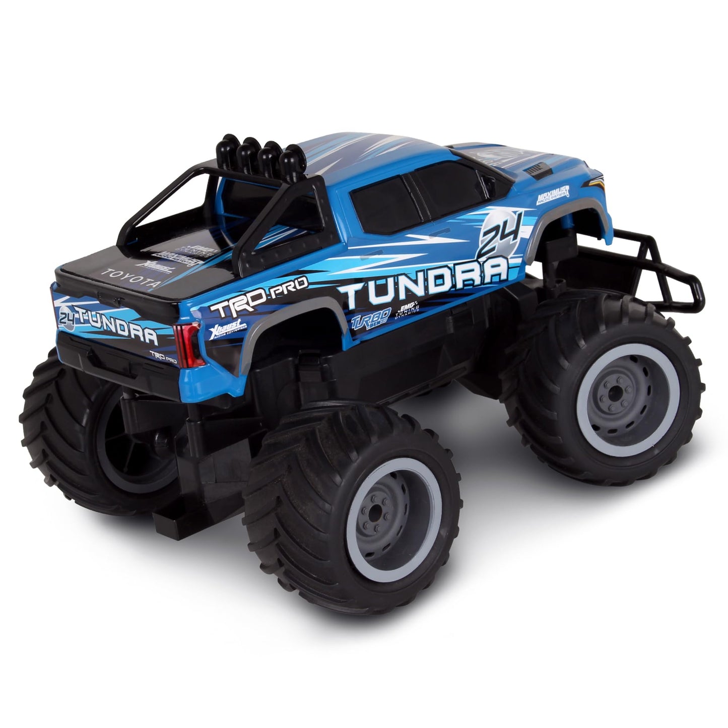 NKOK Mean Machines RTR RC Toyota Tundra Blue Turbo Boost, Wheelies & Donuts