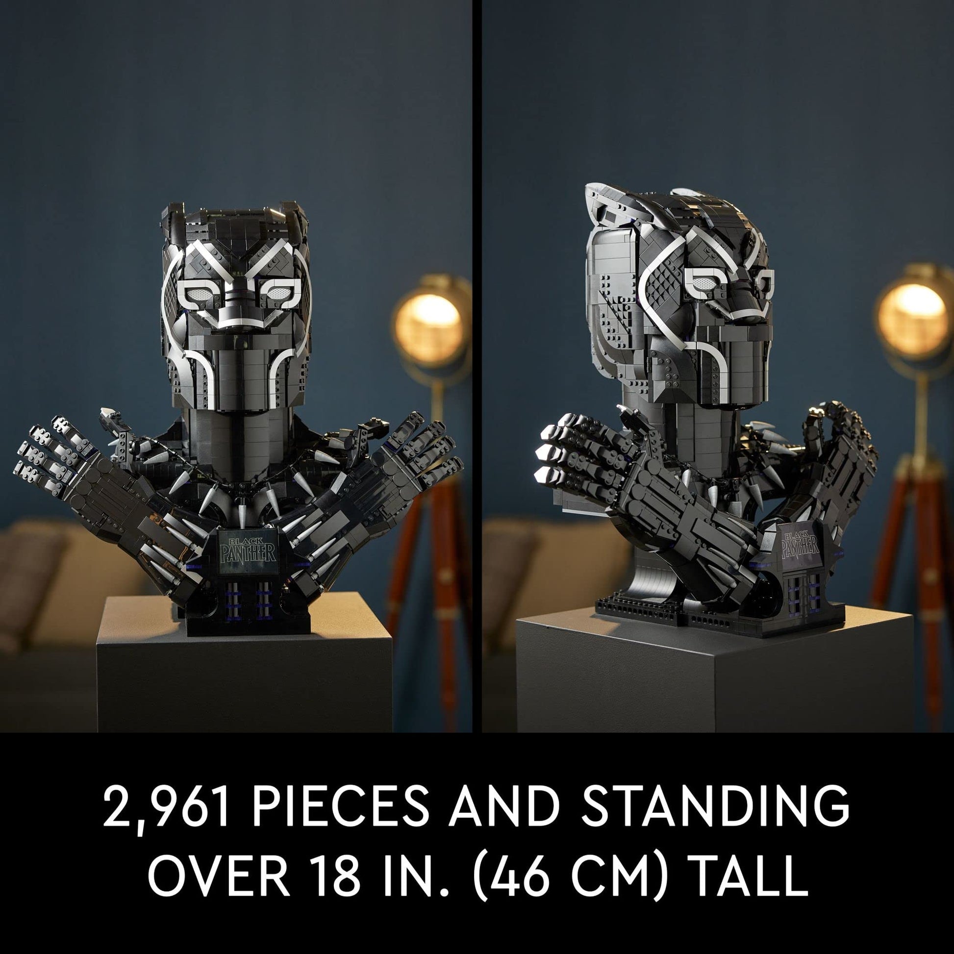 LEGO Marvel Black Panther, King T’Challa Model Building Kit, 76215 Collectible Wakanda Forever Memorabilia, Super Hero Set for Adults and Teens,