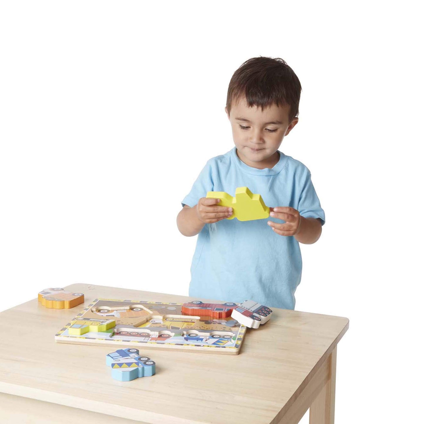 Melissa & Doug Construction Chunky Puzzle, 1 EA