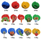 LINGTEER The Very Hungry Insects Cartoon Little Green Caterpillar Butterfly Swirls Streamers - 20 Pcs Children's Reading Story Birthday Party