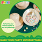 JOYIN 24 Pcs Safari Party Hats,Jungle Theme Animals Explorer Party Hat for Kids Dress Up, Themed Birthday Party and Safari Dress Up