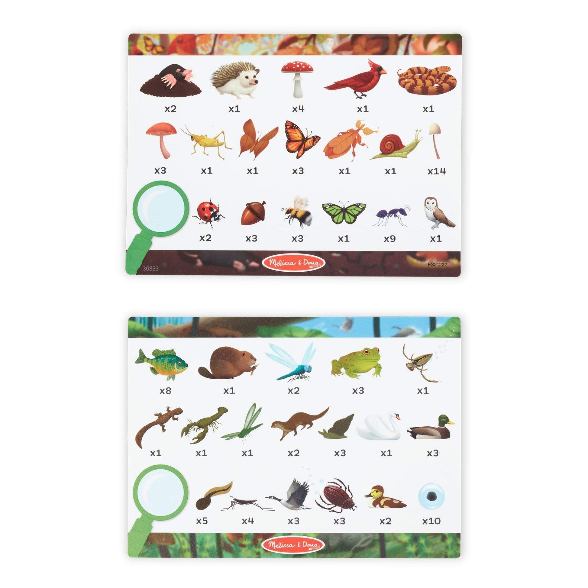 Melissa & Doug Double-Sided Seek & Find Puzzle - FSC Certified