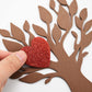 TINYFUTURE 18 Sets DIY Valentine's Day Foam Wreath Crafts Kits Decorations Self Adhesive Heart Sticker Love Heart Letter Shiny Sticker for Kids Party