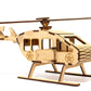 StonKraft Wooden 3D Puzzle Helicopter - Home Decor, Construction Toy, Modeling Kit, School Project - Easy to Assemble
