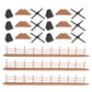 BMC WW2 Atlantic Wall Fortifications - 21pc Plastic Army Men Accessories