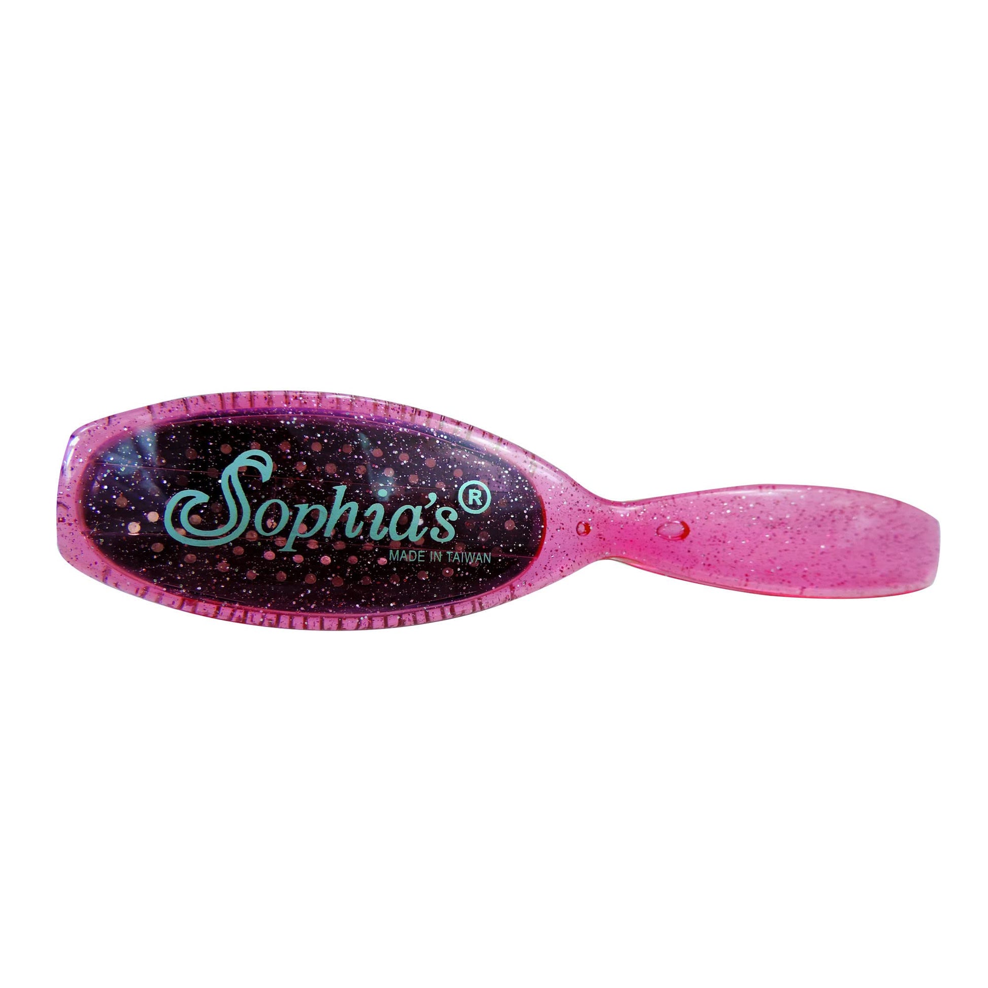 Sophia's 18" Glittery Hot Pink Doll Hairbrush, Ideal for Wig-Like Hair