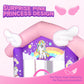JOYMOR Pink Inflatable Bounce House with Slide, Unicorn Theme Princess, for Girls Outdoor and Indoor Use, Pink Bounce House for Kids 3-6 (Blower