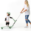 Ookkie Kids Learner Skateboard, Helps Develop Balance & Self Confidence, 4-in-1 Skateboard, Easy Setup, Gift Idea (Sage)