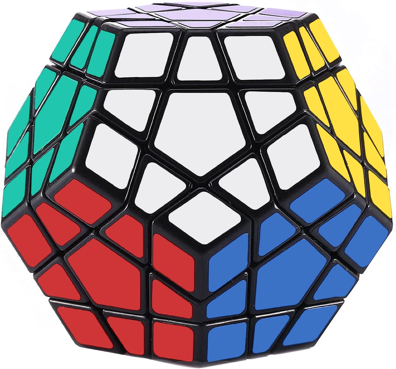 Dreampark Megaminx Speed Cube 3x3x3: Pentagonal Speed Cube Puzzle Toy