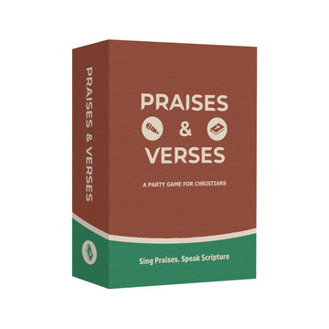 Plearn Pieces Praises & Verses - Christian Slap, Sing & Recite Game | Bible Verse & Christian Music Party Game | Fun Family, Church & Youth Group Game