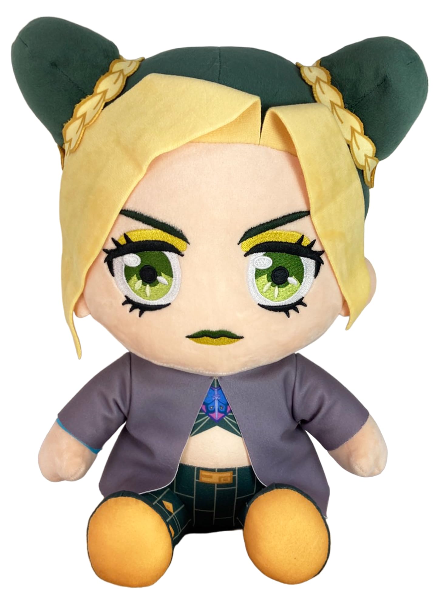 Great Eastern Entertainment JoJo's Bizarre Adventure Stone Ocean: Jolyne Cujoh Sitting Pose Plush 12" H