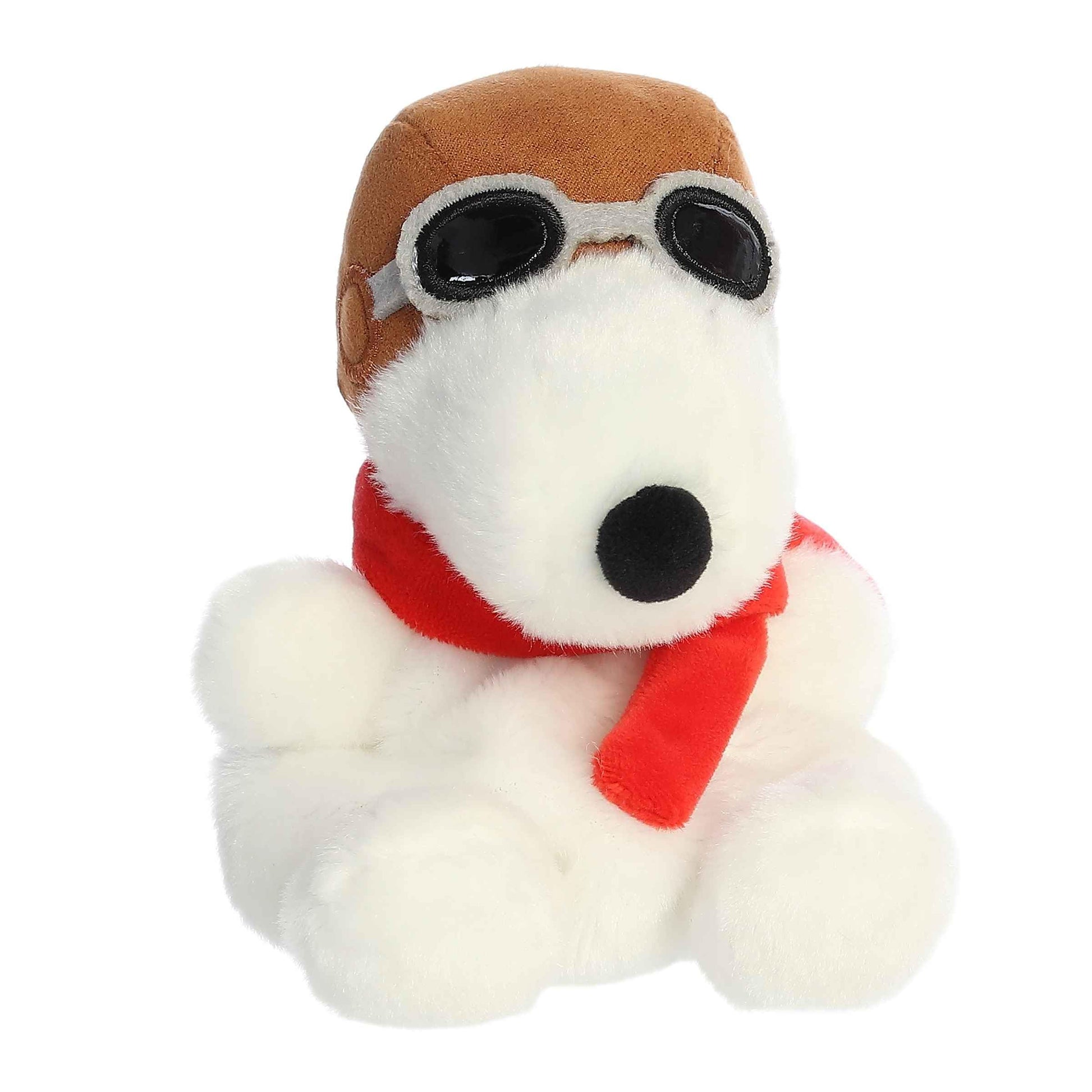 Aurora® Adorable Peanuts® Palm Pals™ Flying Ace Stuffed Animal - Officially Licensed Toys for All Snoopy Fans - Nostalgic Gift for Adults and Birthday