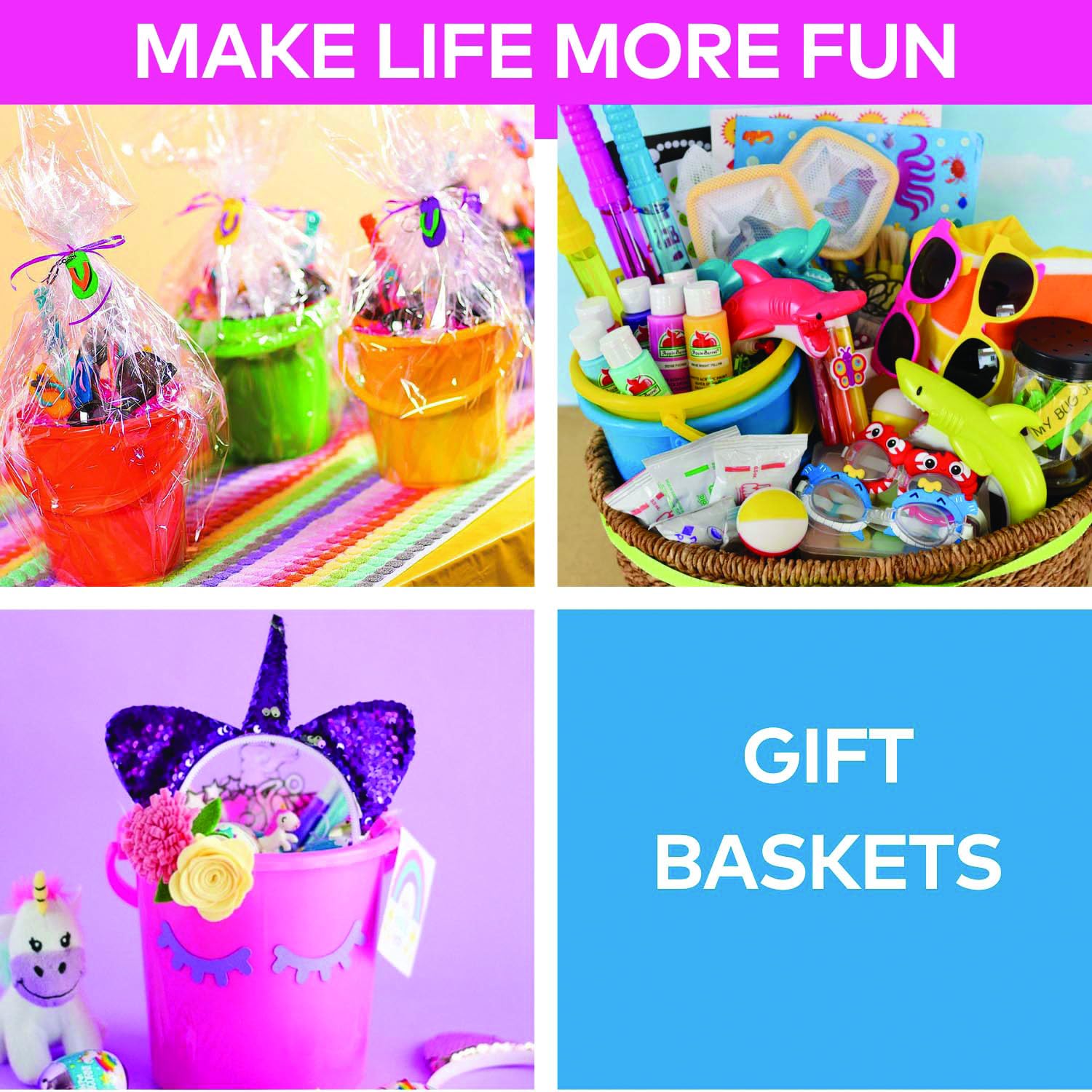 Fun Express Sand Buckets for Kids 12 Pack, 7 Inch